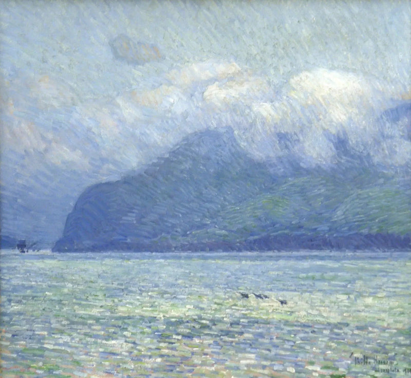 Il Voile d'Argent e la Porta Dorata - Childe Hassam