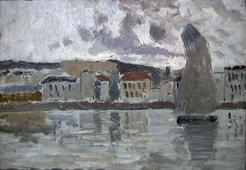 La barca a vela - Frits Thaulow