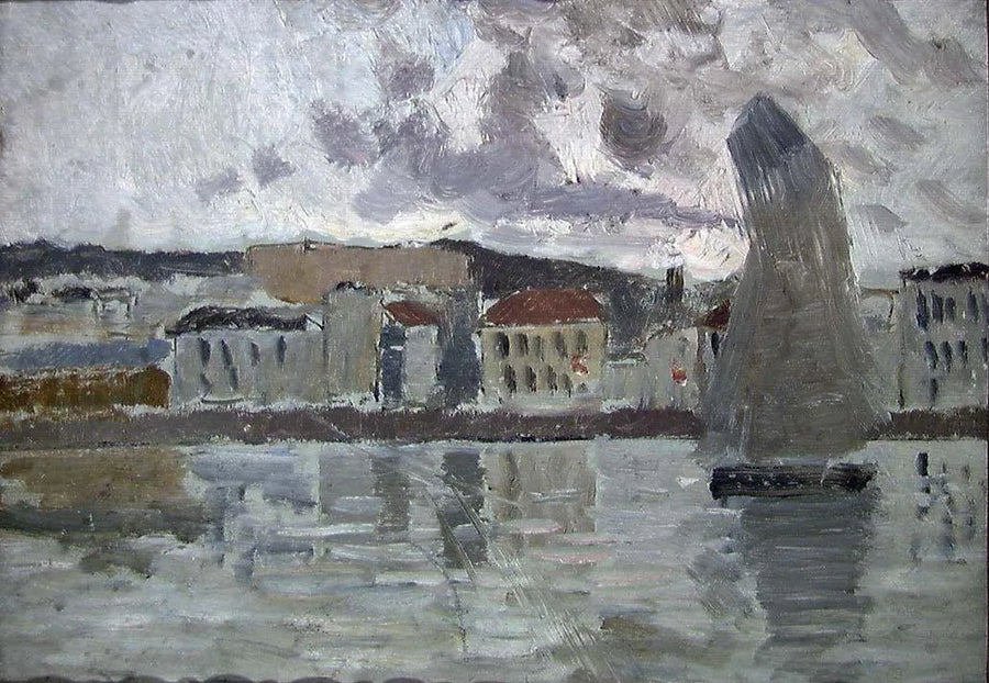 La barca a vela - Frits Thaulow