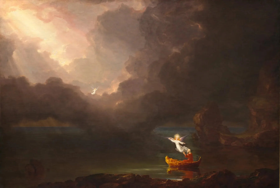 Le Voyage de la vie : Vieillesse - Thomas Cole image 1 reproduction de peinture à l’huile