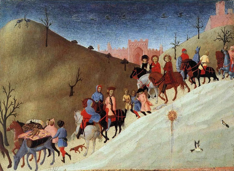 Il Viaggio dei Re Magi - Stefano di Giovanni (Sassetta)