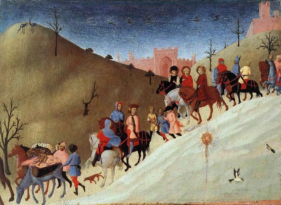 Il Viaggio dei Re Magi - Stefano di Giovanni (Sassetta)