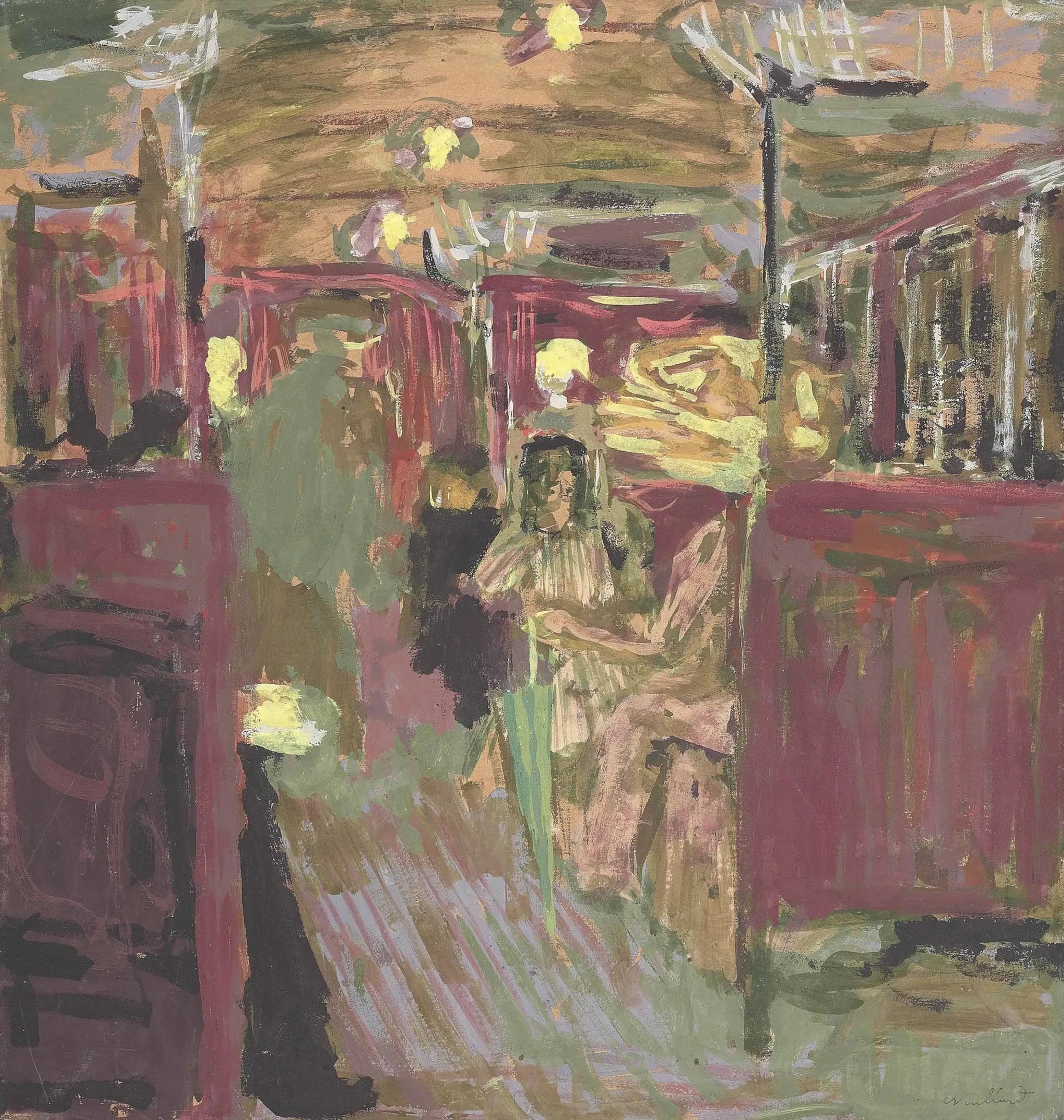 Le Wagon de métro - I - Édouard Vuillard image 1 tableau peint à l’huile sur toile