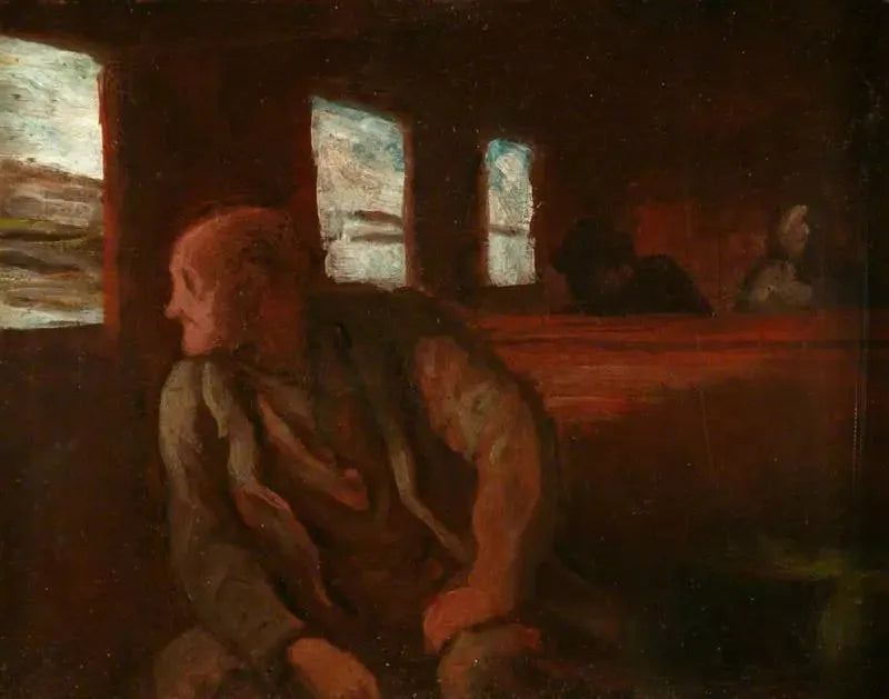 Il carro di terza classe - Honoré Daumier