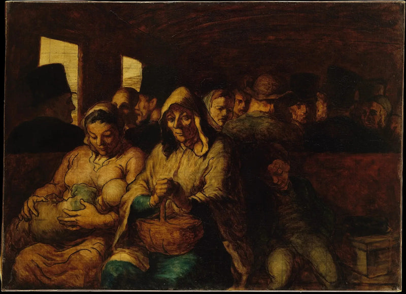 Il carro di terza classe - Honoré Daumier
