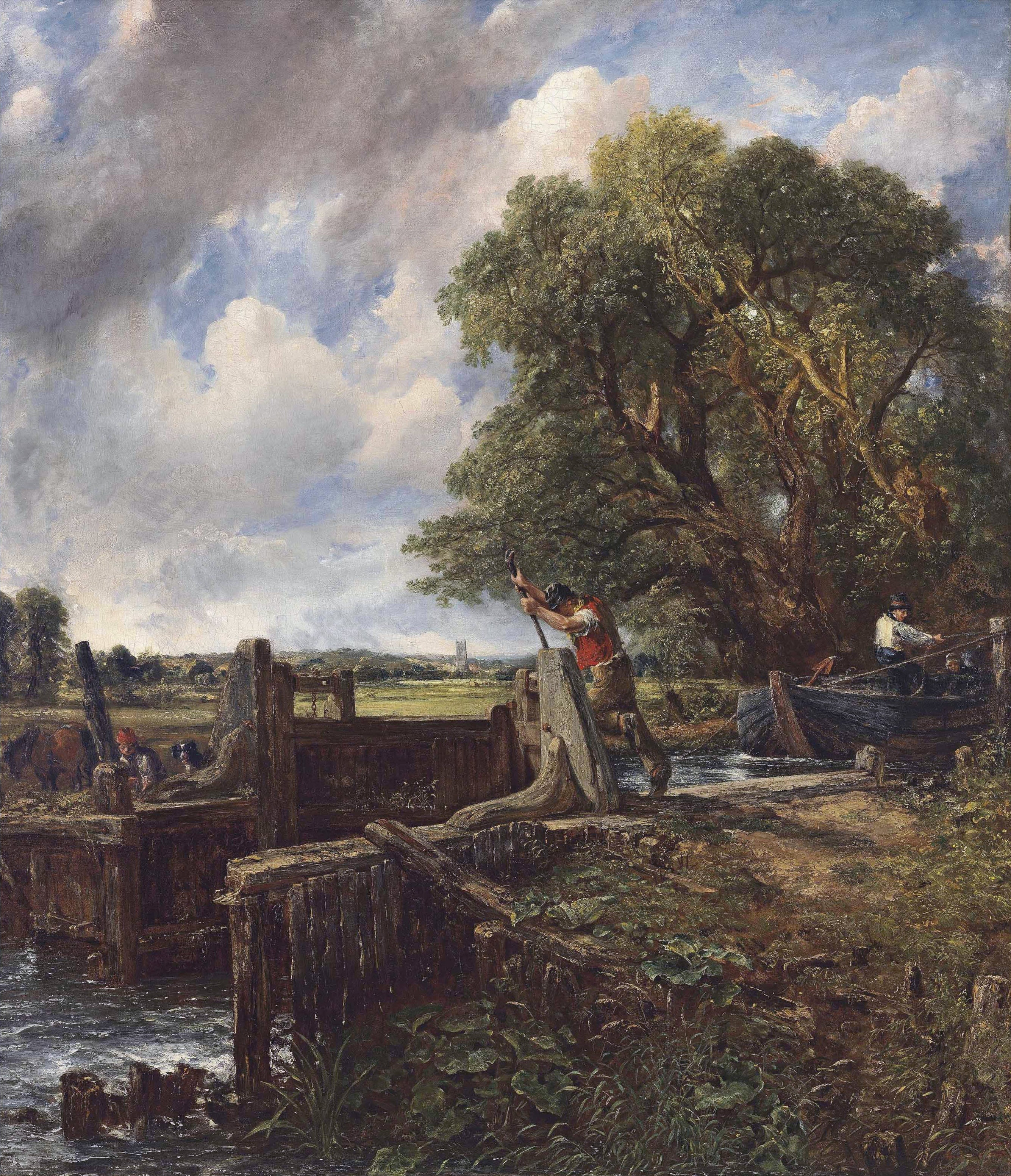 L’Écluse - John Constable - Alpha Reproduction