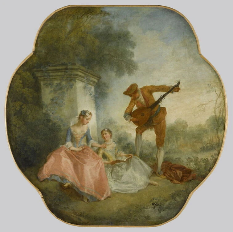 La Leçon de musique - Nicolas Lancret