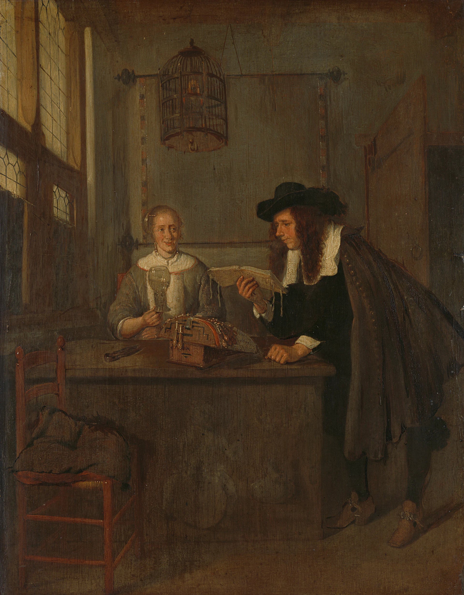 Le lecteur. - Quirijn van Brekelenkam