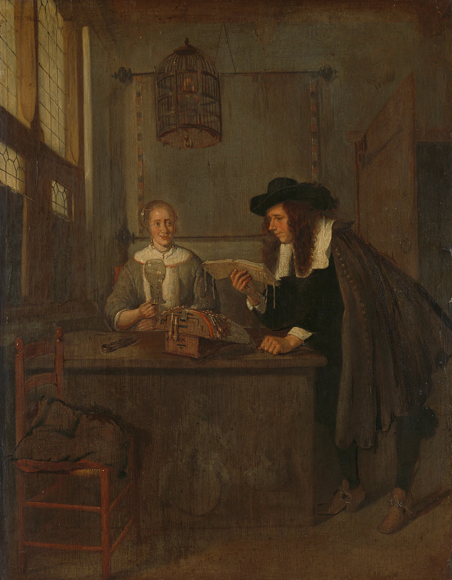 Le lecteur. - Quirijn van Brekelenkam