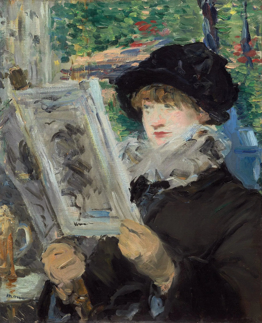 Lettura dell'illustrato - Édouard Manet