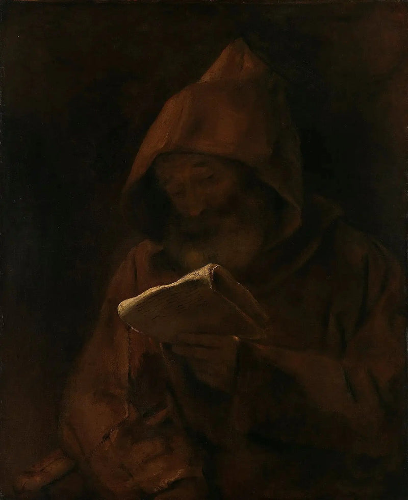 Lettura del monaco - Rembrandt
