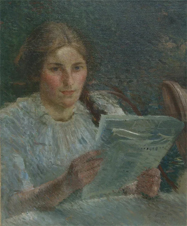 Lecture - Eliseu Visconti image 1 reproduction de peinture à l’huile