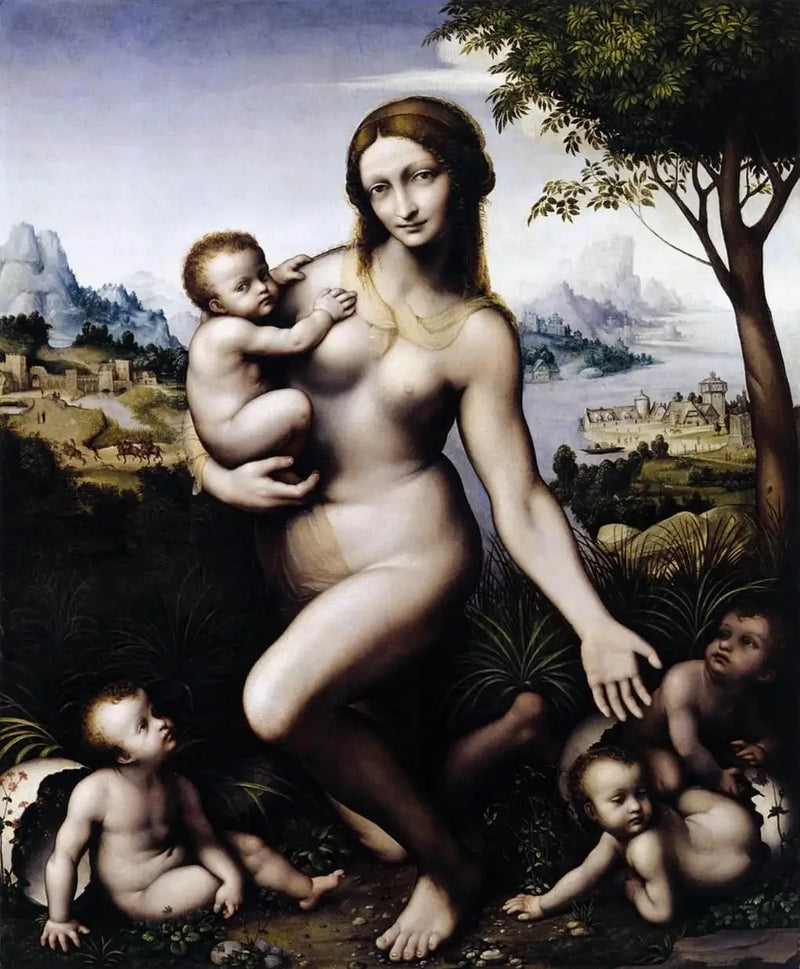 Leda con i suoi figli - Leonardo da Vinci