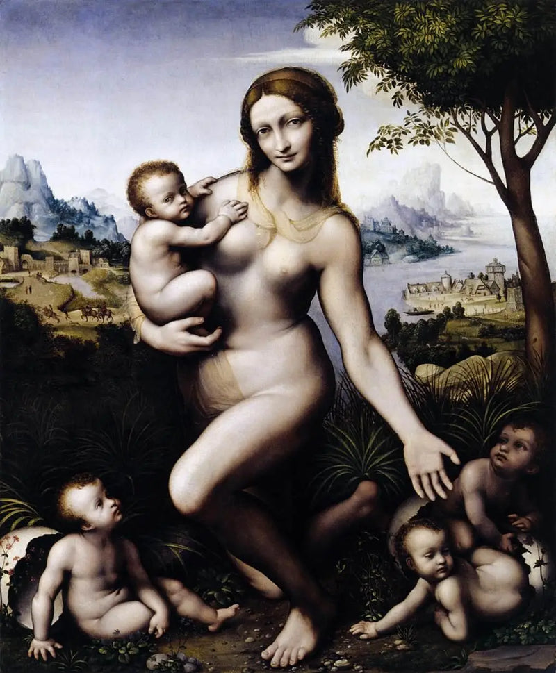 Leda con i suoi figli - Leonardo da Vinci