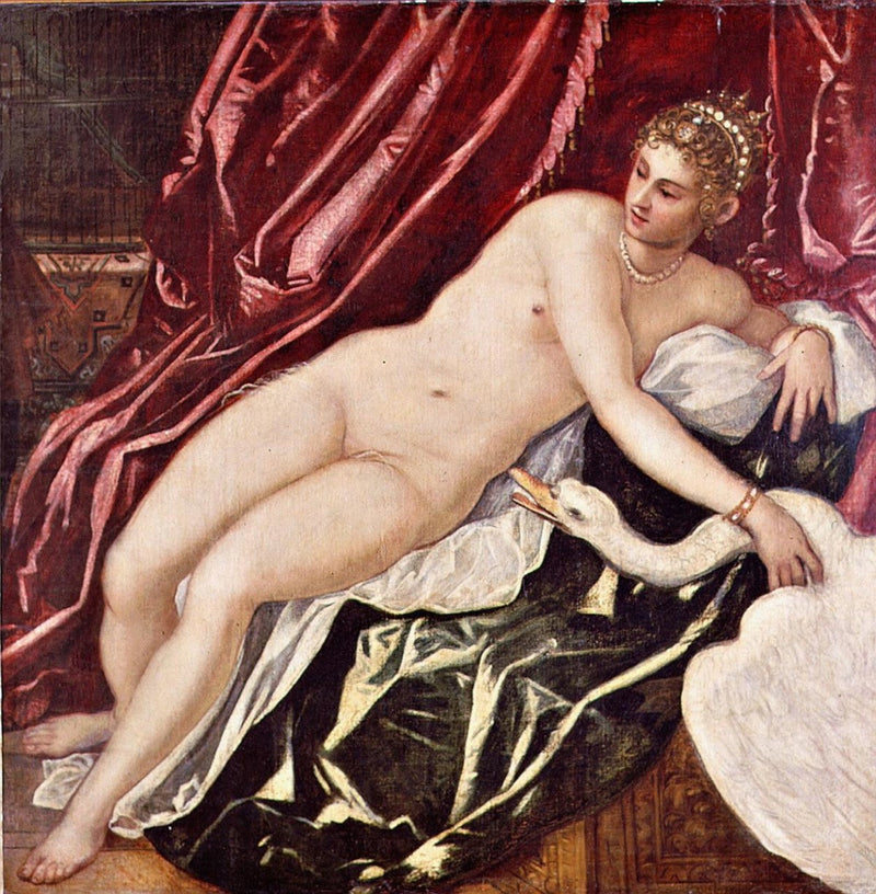 Léda e il cigno - Jacopo Tintoretto