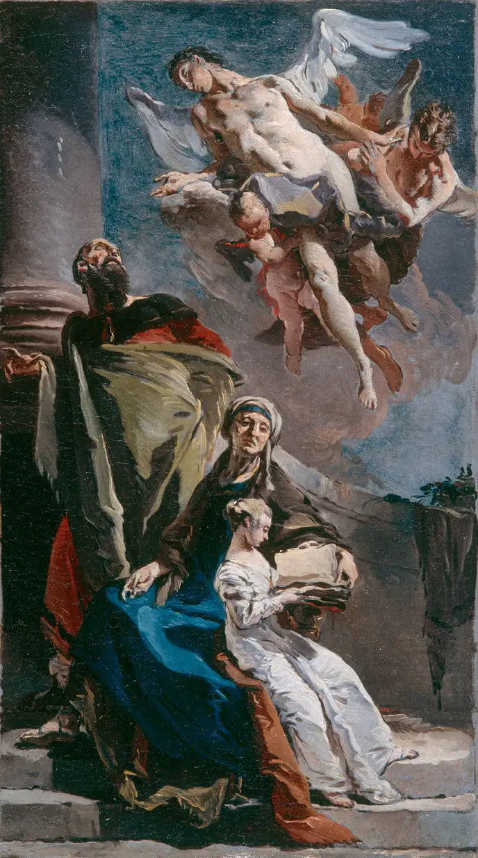 L'educazione della Vergine - Giovanni Battista Tiepolo