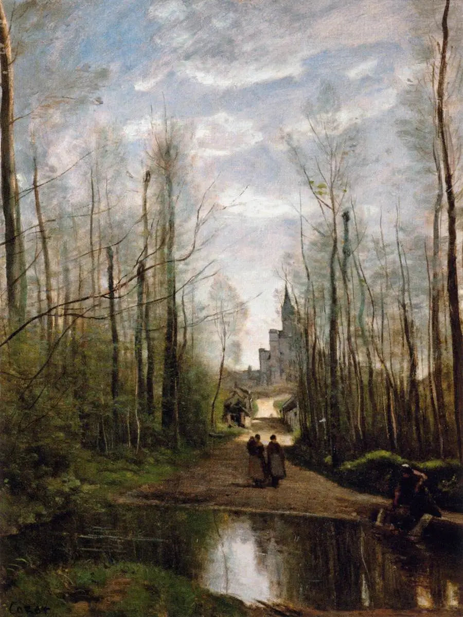 L’Église de Marissel - Jean-Baptiste Camille Corot - Alpha Reproduction