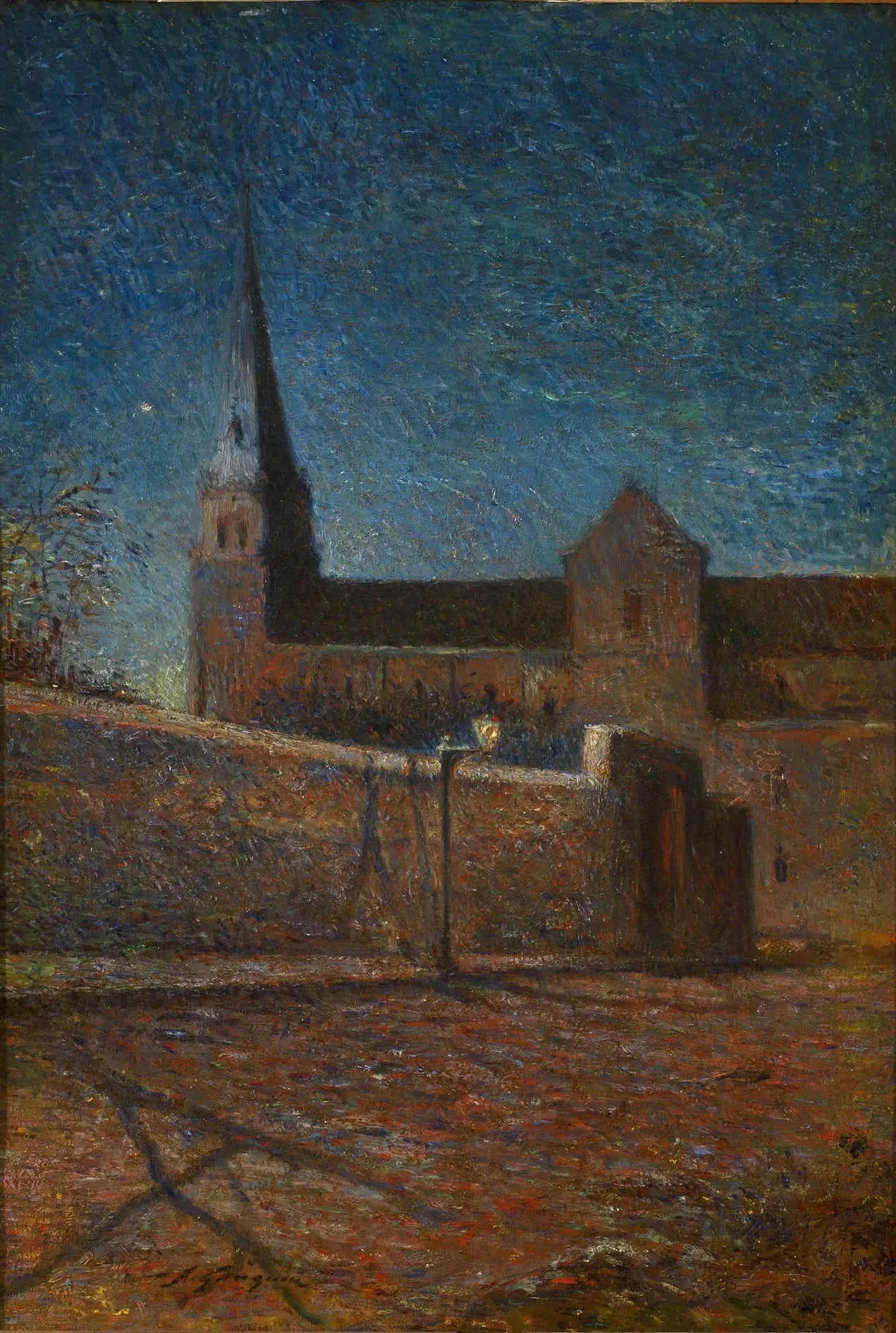 Reproduction du tableau « L'Église de Vaugirard - Paul Gauguin » par Alpha Reproduction en peinture à l’huile