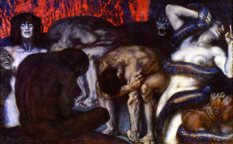 L'Inferno - Franz Von Stuck