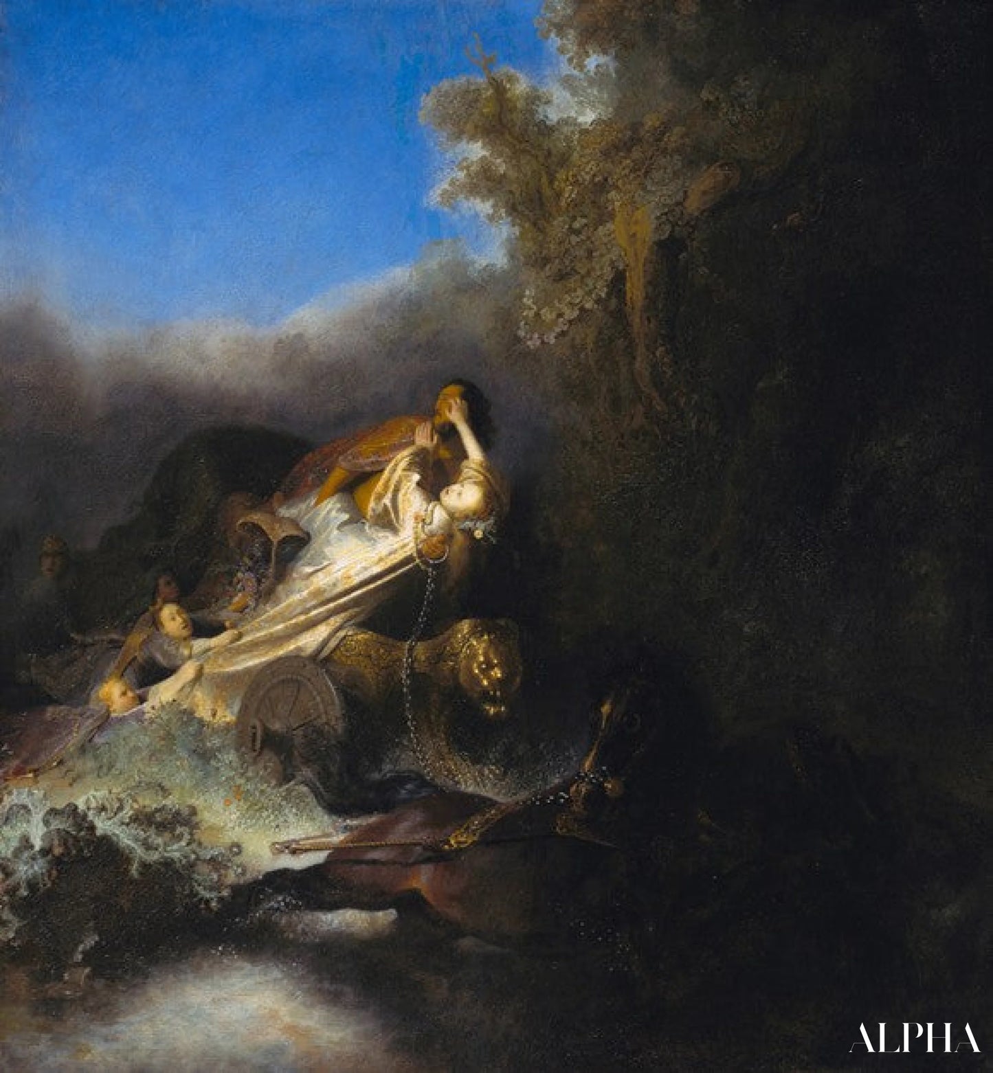 Il rapimento di Proserpina - Rembrandt van Rijn - Riproduzioni di quadri e dipinti di alta qualità