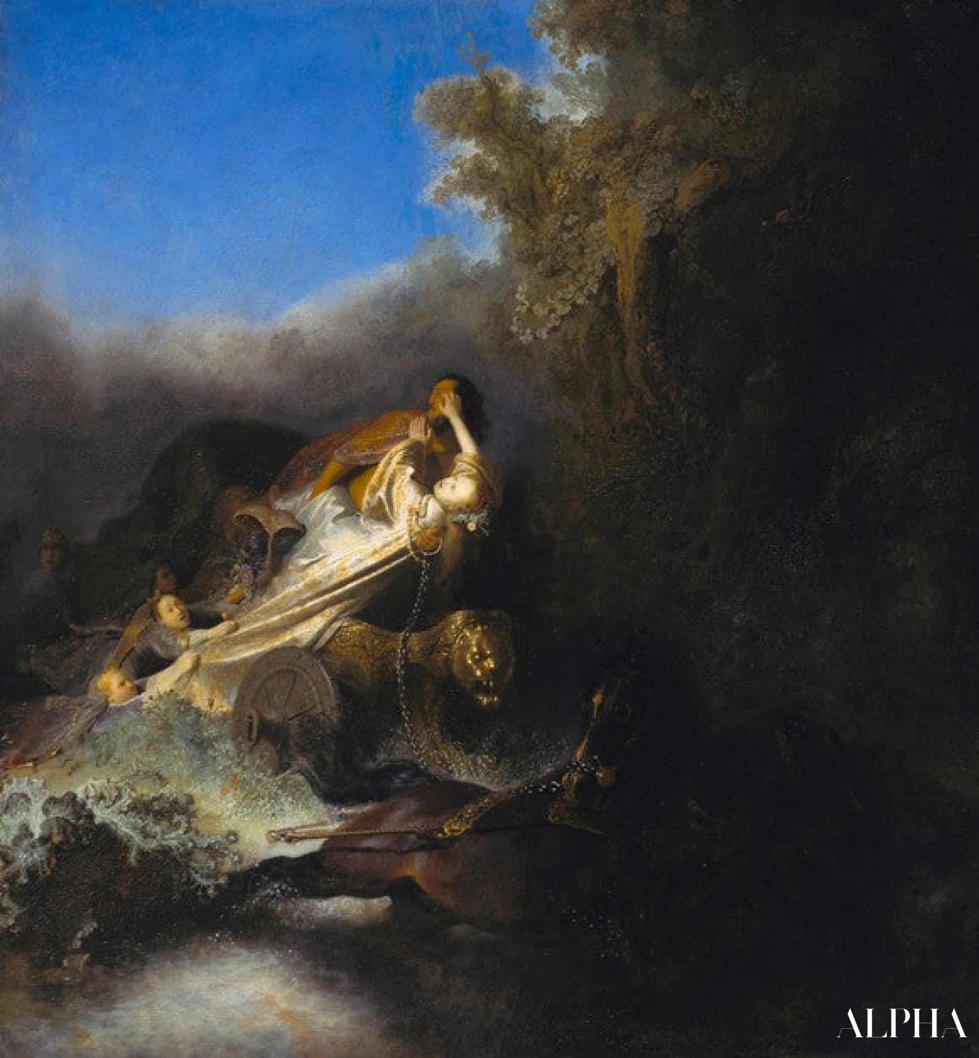 Il rapimento di Proserpina - Rembrandt van Rijn - Riproduzioni di quadri e dipinti di alta qualità