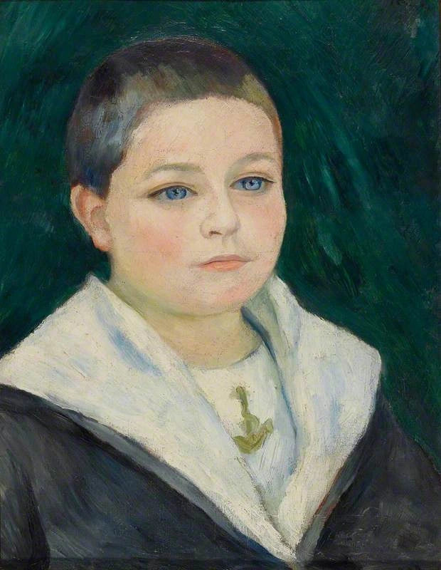 Léon Goujon in costume da marinaio - Pierre-Auguste Renoir