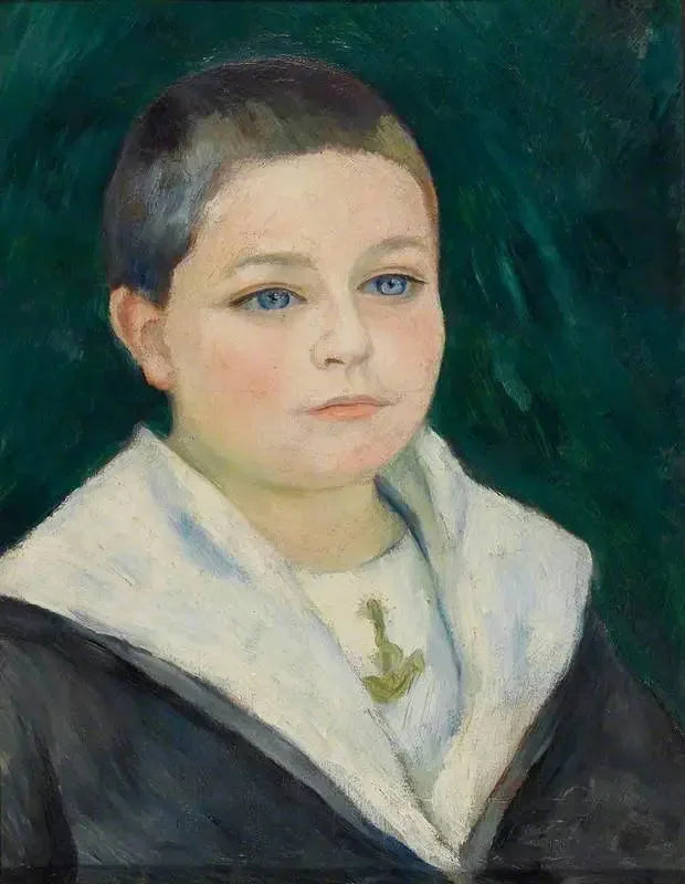 Léon Goujon en costume de marin - Pierre-Auguste Renoir image 1 copie peinte à la main à l’huile