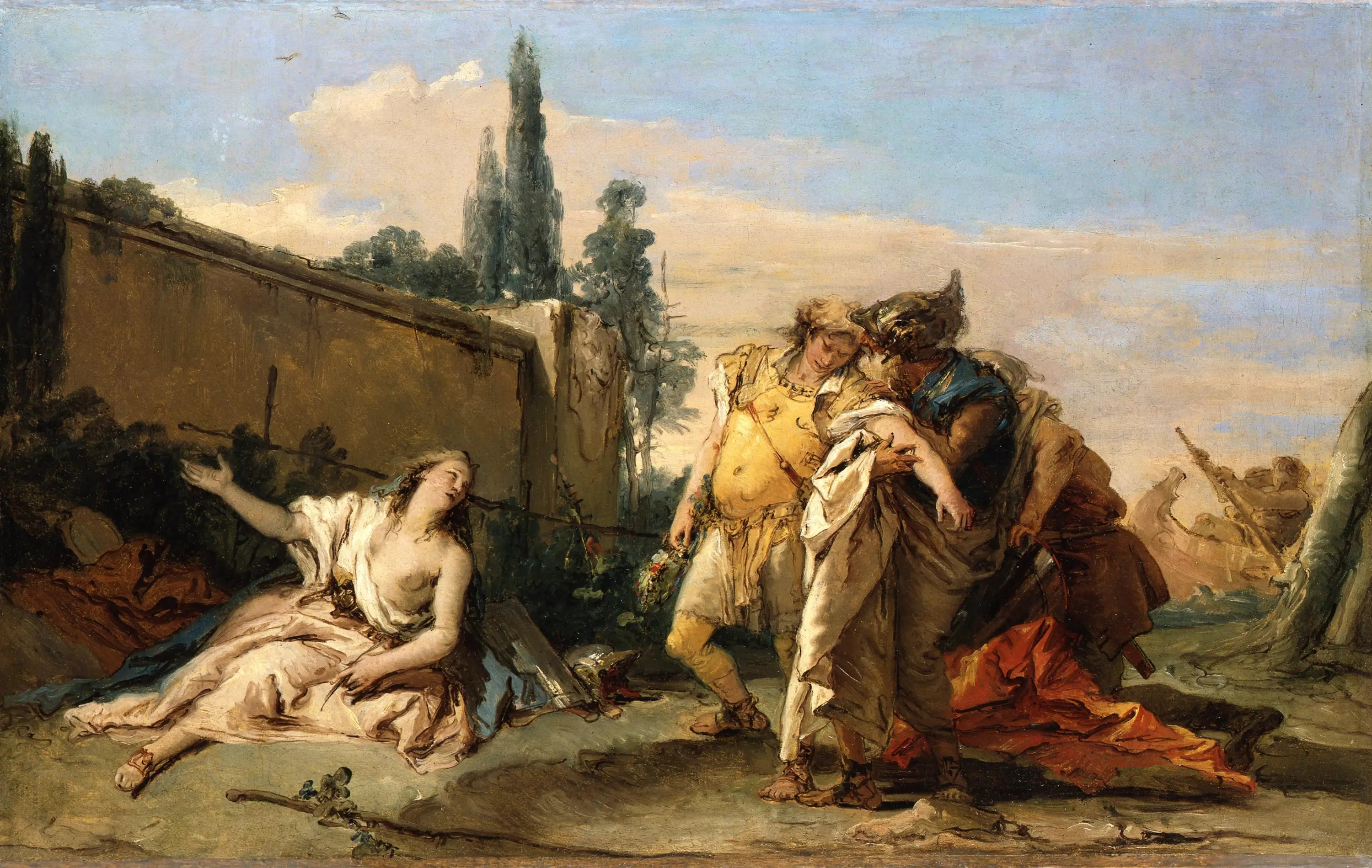 Les adieux de Rinaldo à Armida - Giovanni Battista Tiepolo - Alpha Reproduction
