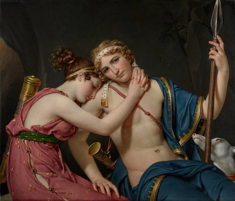 I Saluti di Telemaco e di Eucharis - Jacques-Louis David