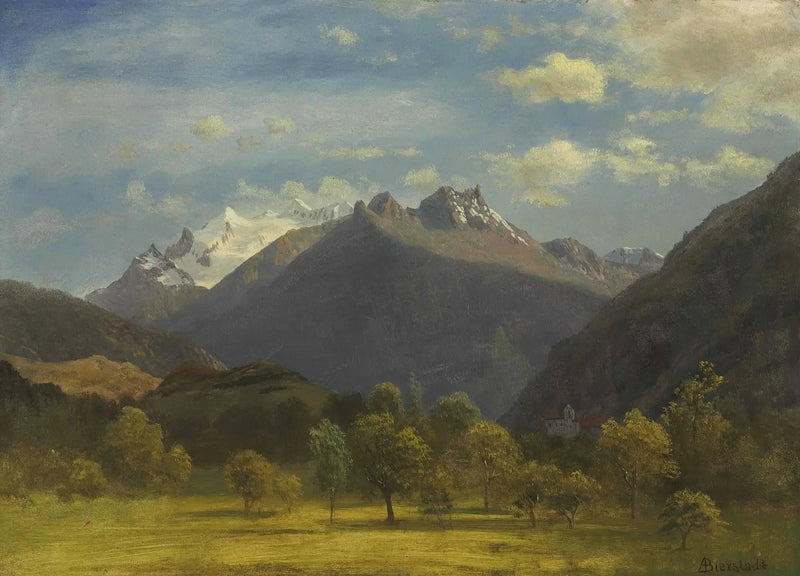 Le Alpi da Visp - Albert Bierstadt