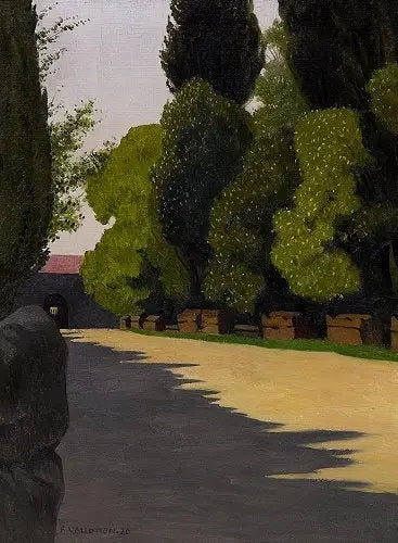 Les Alyscamps soleil matin - Félix Vallotton - Alpha Reproduction