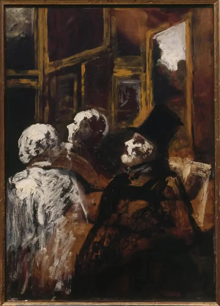 Gli appassionati di quadri - Honoré Daumier