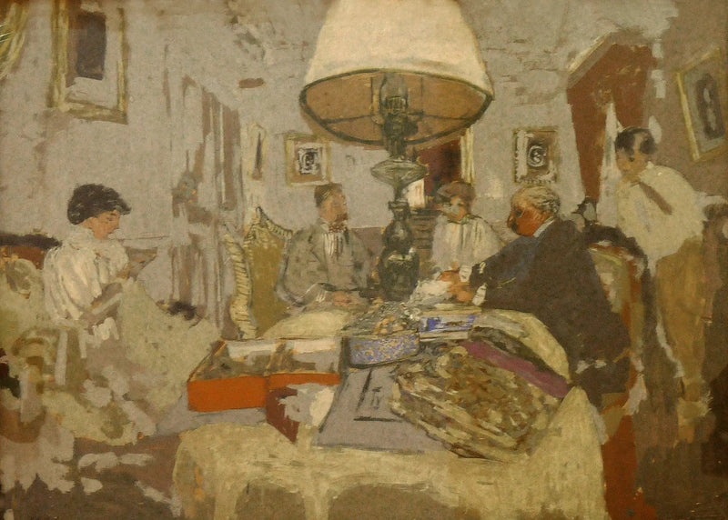 Gli amici intorno al tavolo, Saint-Jacut - Édouard Vuillard