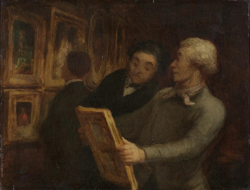 Gli amanti della pittura - Honoré Daumier