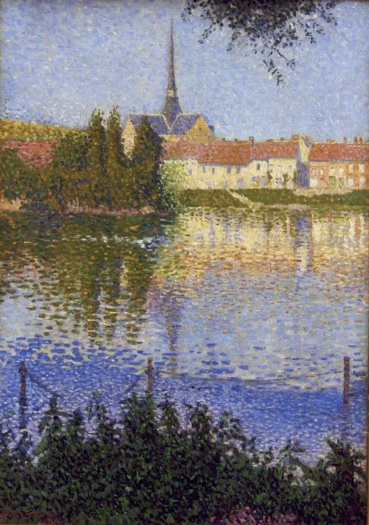 Les Andelys, l'île à Lucas - Paul Signac image 1 tableau peint à l’huile sur toile