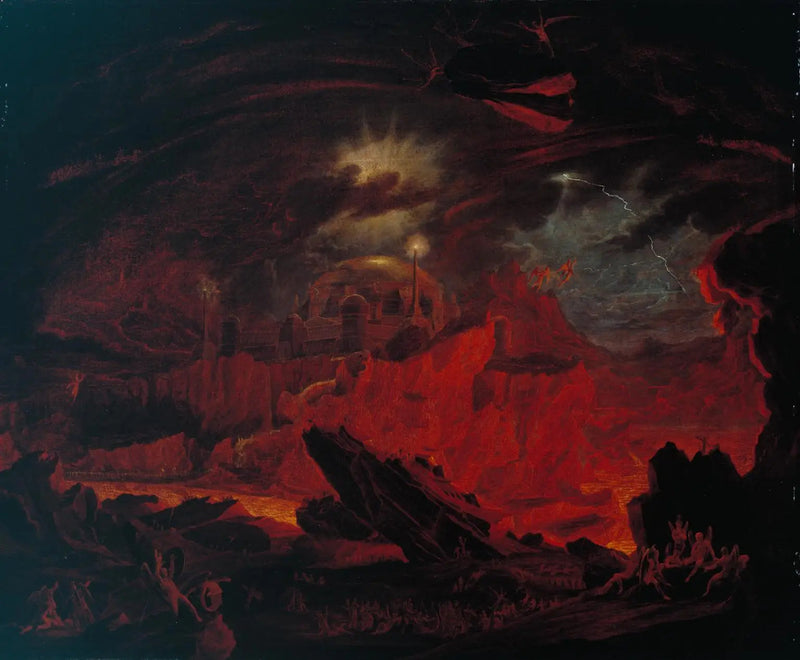 Gli angeli caduti in inferno - John Martin