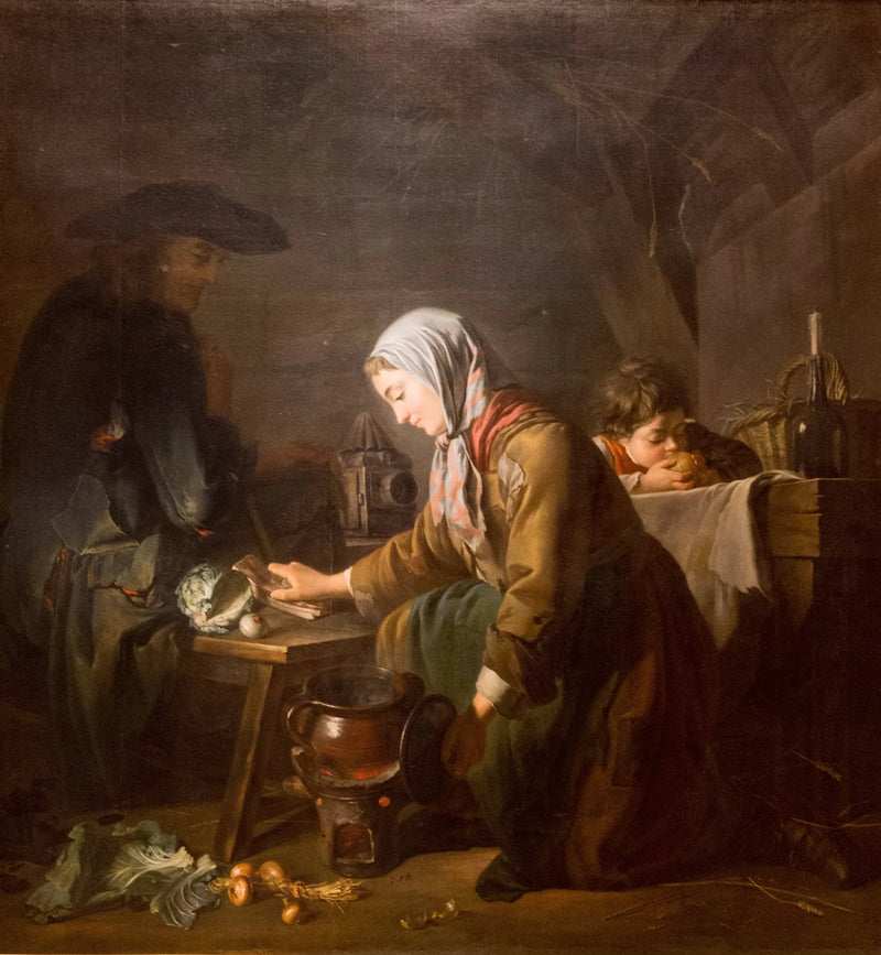 Gli preparativi di un pranzo - Nicolas-Bernard Lépicié