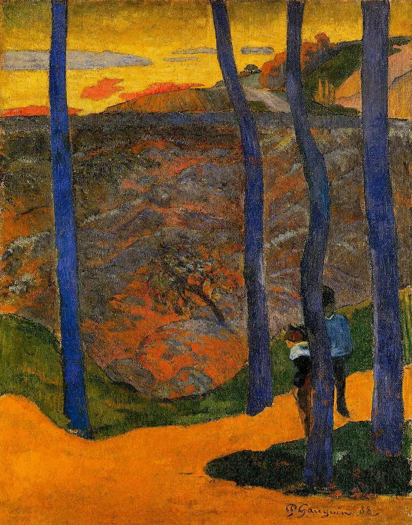 Gli alberi blu (Ci passerai, bella) - Paul Gauguin