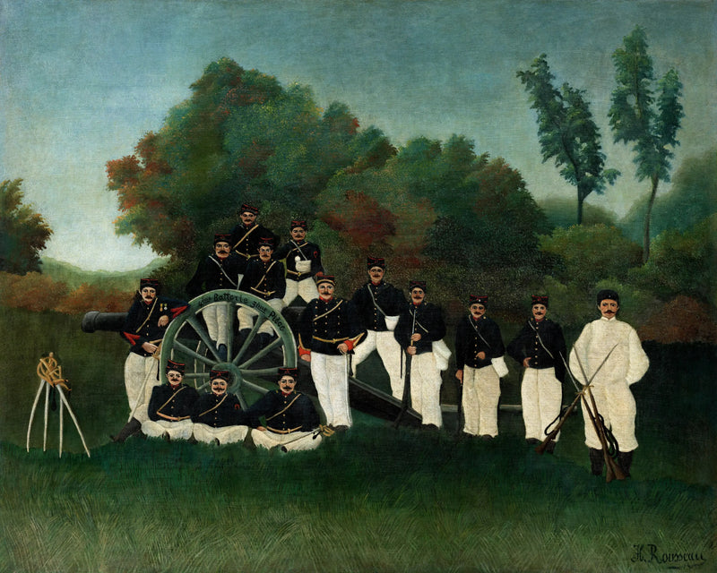Gli Artiglieri - Henri Rousseau