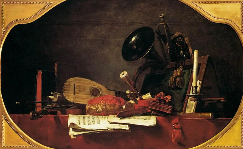 Gli attributi della musica - Jean Siméon Chardin