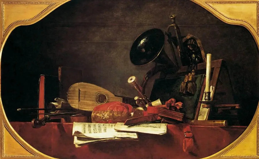 Gli attributi della musica - Jean Siméon Chardin