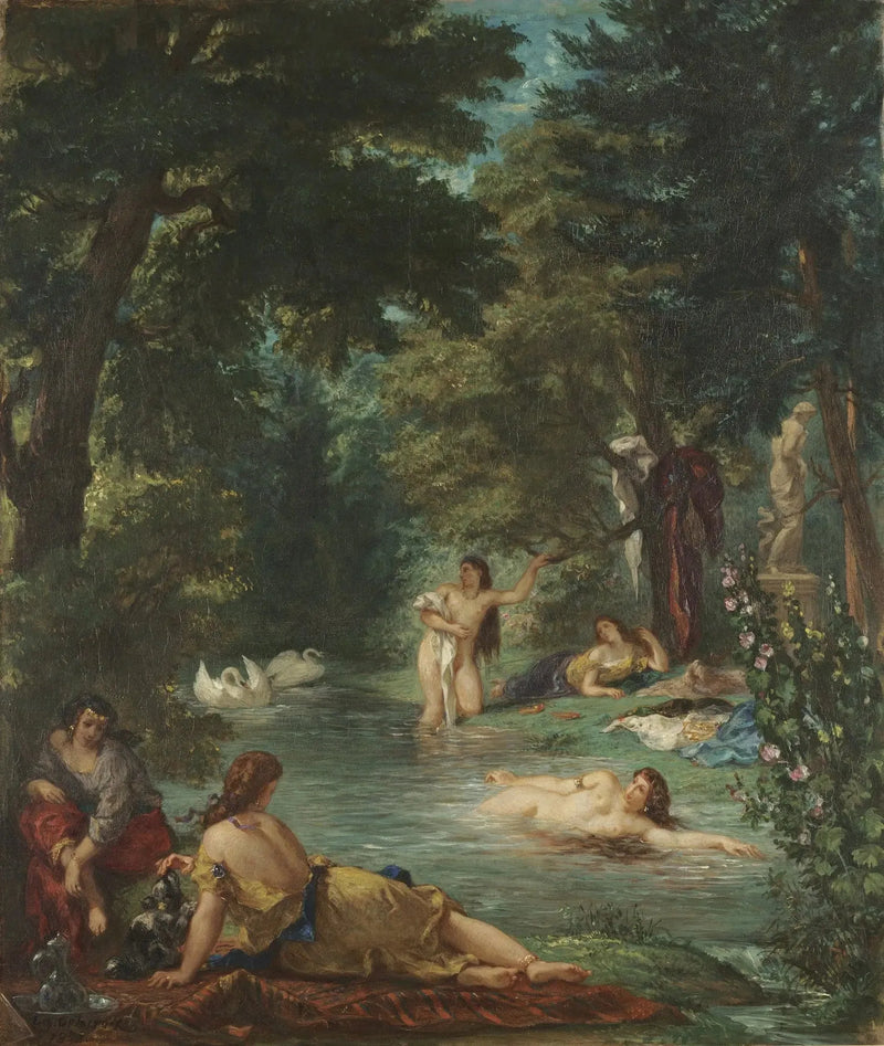 Le bagnanti - Eugène Delacroix
