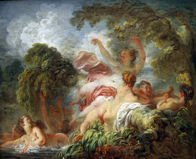 Le Bagnanti - Jean-Honoré Fragonard