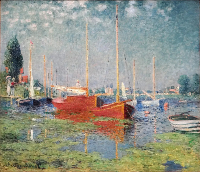 Le barche rosse, Argenteuil - Claude Monet