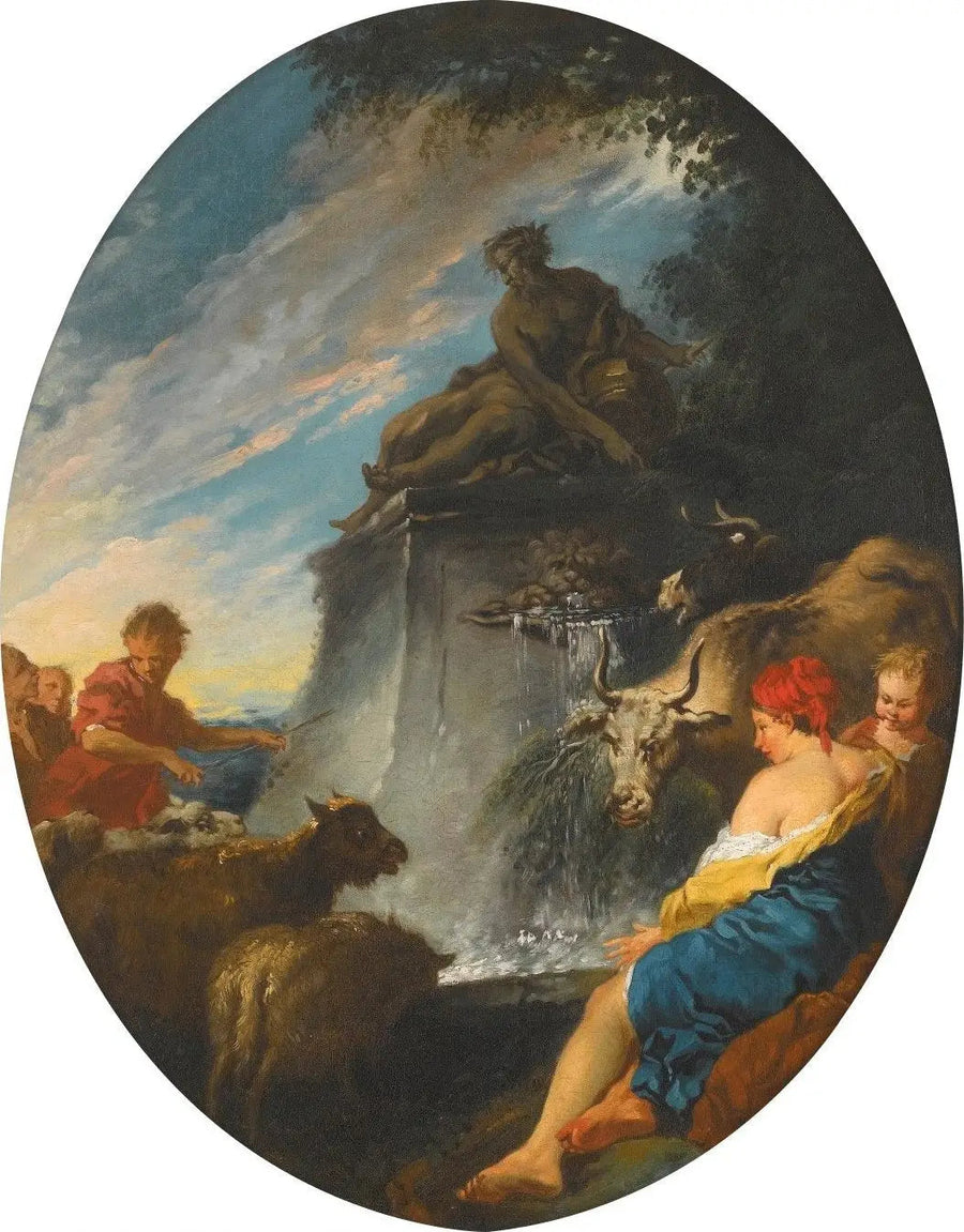 I Pastori alla Fontana - François Boucher
