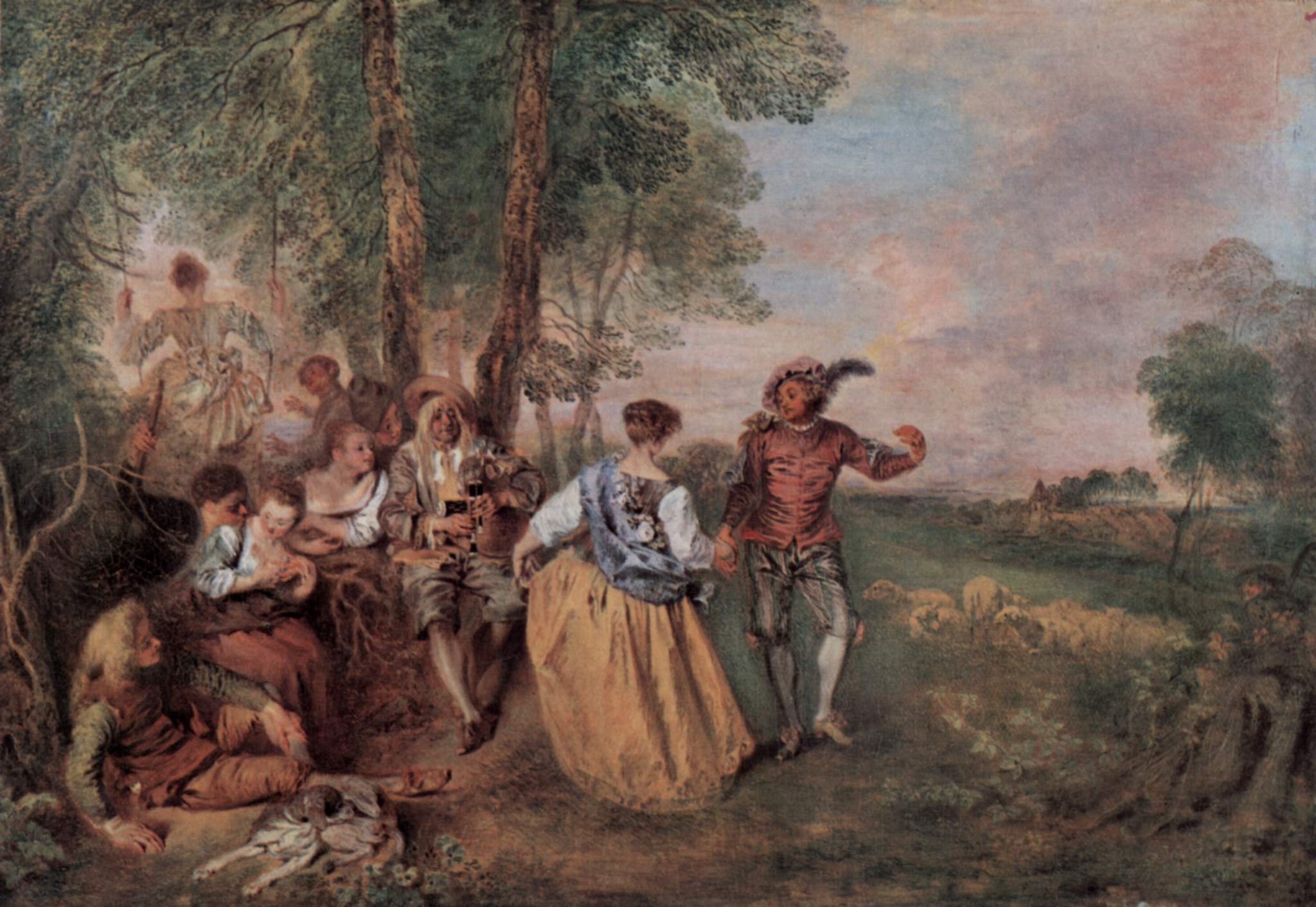 Les Bergers - Antoine Watteau - Alpha Reproduction