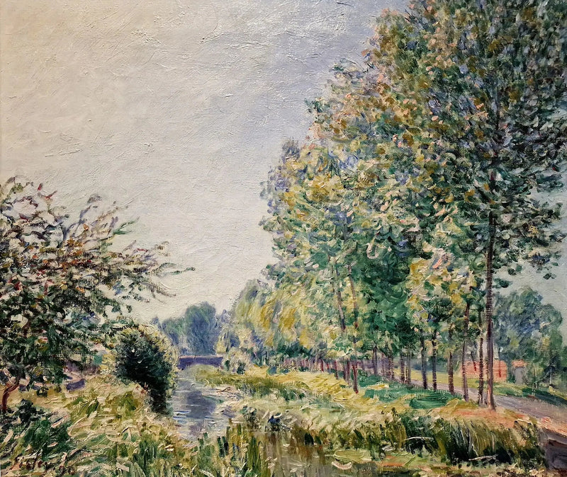 I bordi dell'Orvanne. Effetto del mattino - Alfred Sisley
