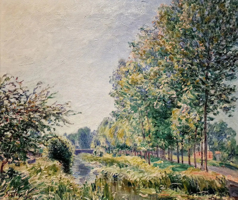 I bordi dell'Orvanne. Effetto del mattino - Alfred Sisley