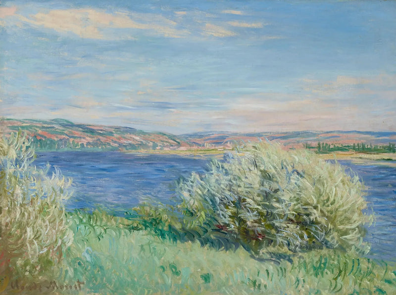 Le rive della Senna vicino a Vétheuil - Claude Monet