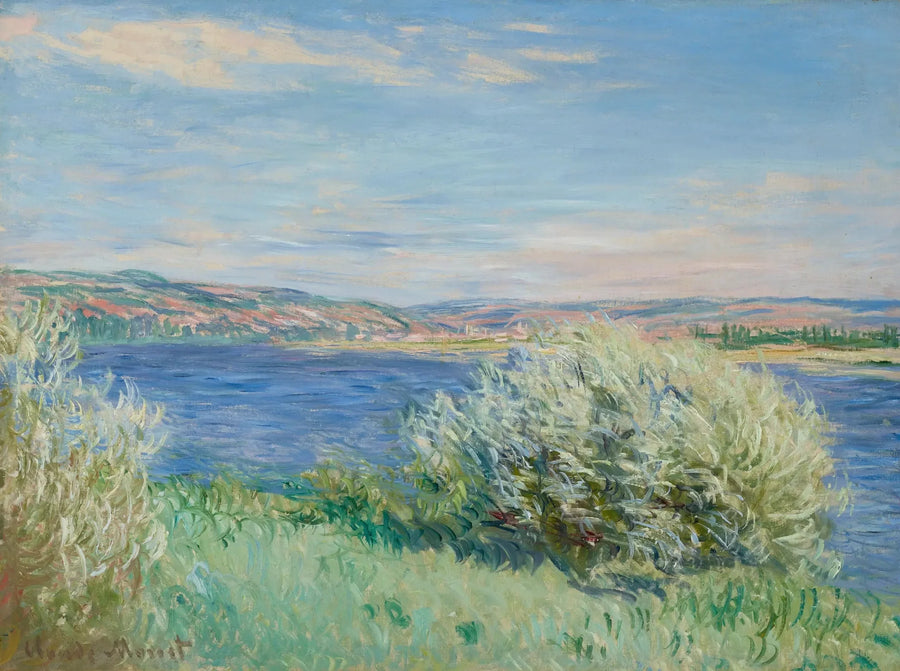 Le rive della Senna vicino a Vétheuil - Claude Monet
